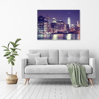 Tableau acrylique New York de nuit