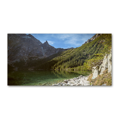 Tableau sur verre acrylique Lac Morskie Oko Tatry