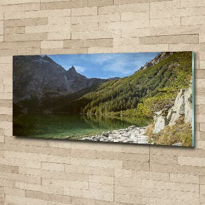 Tableau sur verre acrylique Lac Morskie Oko Tatry