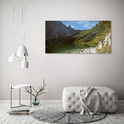 Tableau sur verre acrylique Lac Morskie Oko Tatry