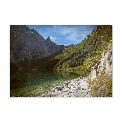 Tableau sur verre acrylique Lac Morskie Oko Tatry