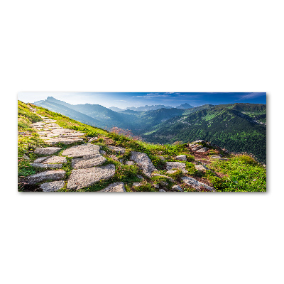 Tableau en acrylique Lever de soleil sur les Tatras