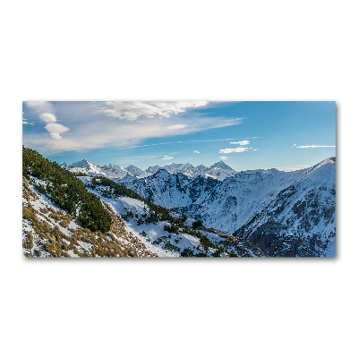 Acrylique tableau Couronne des Tatras