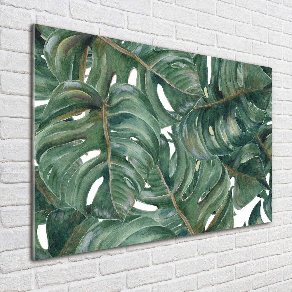 Acrylique tableau Monstera