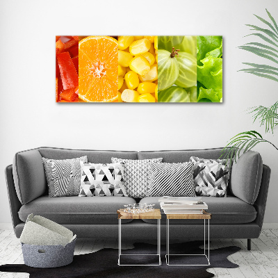 Acrylique tableau Fruits et légumes