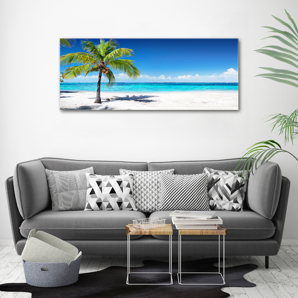 Tableau acrylique Plage tropicale