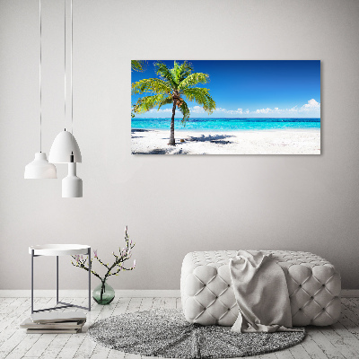 Tableau acrylique Plage tropicale