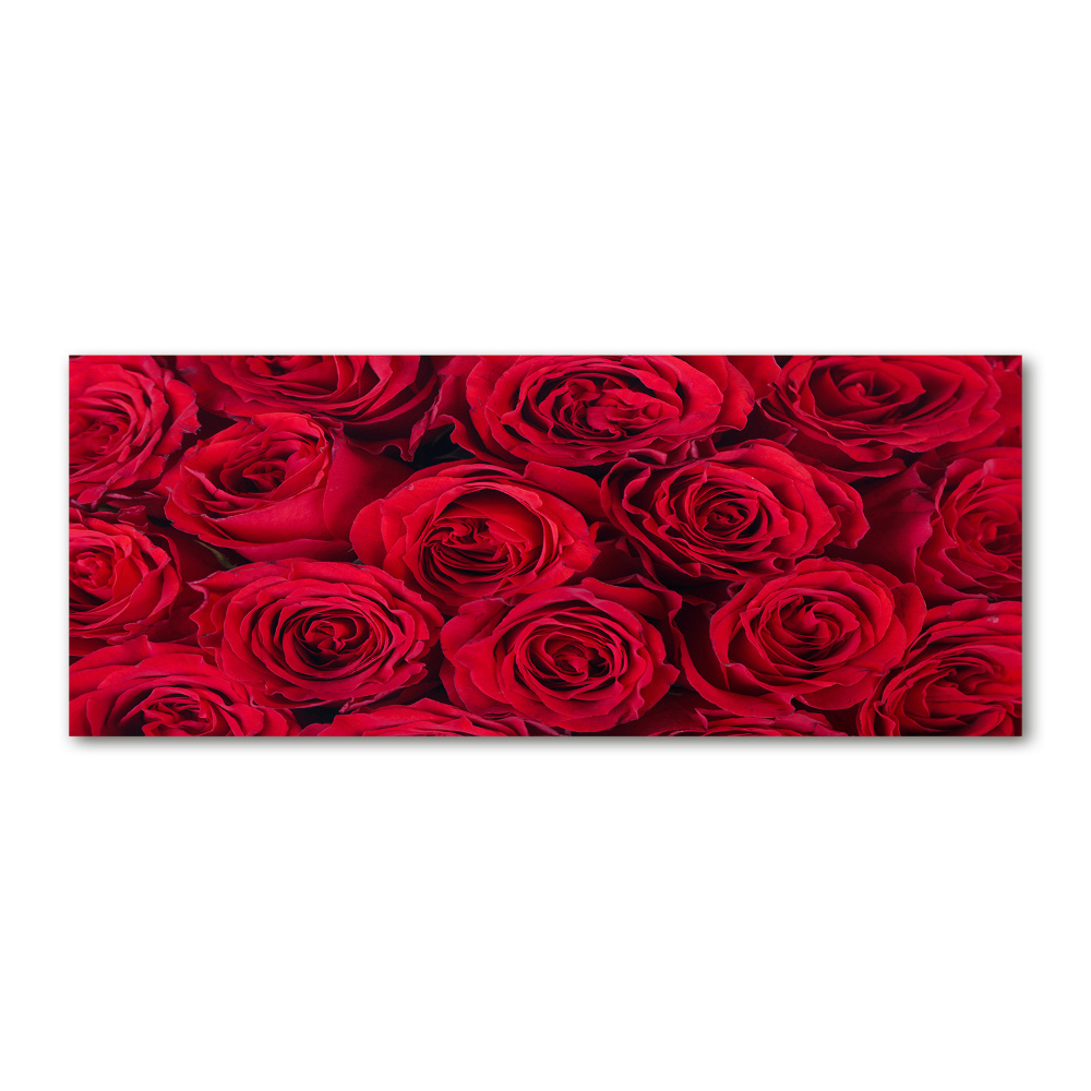 Acrylique tableau Roses fleurs