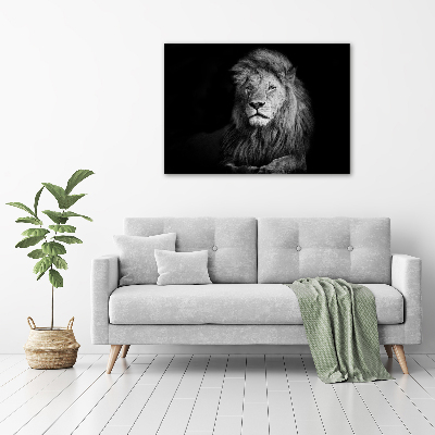 Tableau sur verre acrylique Lion