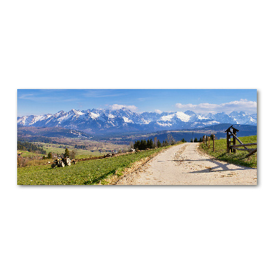 Tableau en acrylique Panorama des Tatras