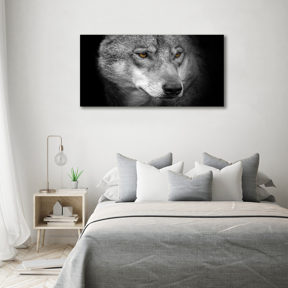 Tableau acrylique Loup