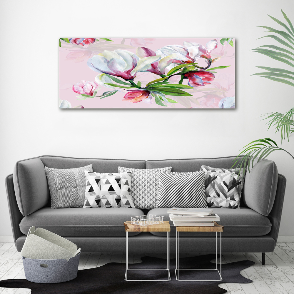 Tableau en acrylique Fleurs de magnolia