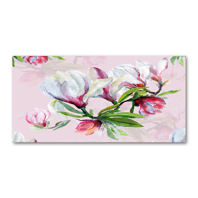 Tableau en acrylique Fleurs de magnolia