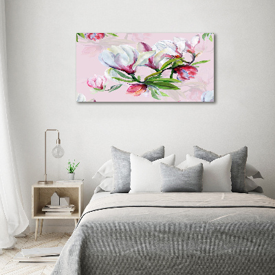 Tableau en acrylique Fleurs de magnolia