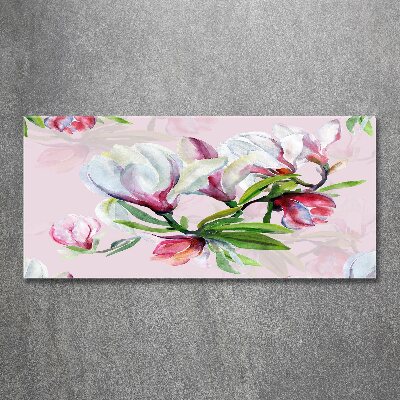 Tableau en acrylique Fleurs de magnolia