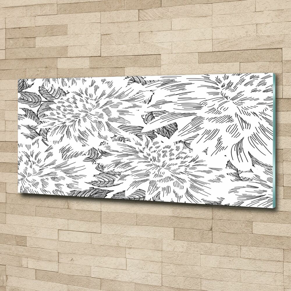 Tableau acrylique Motif floral