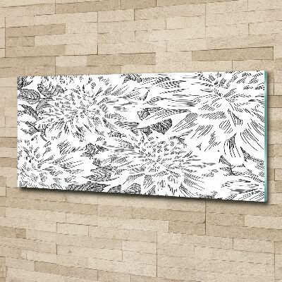 Tableau acrylique Motif floral