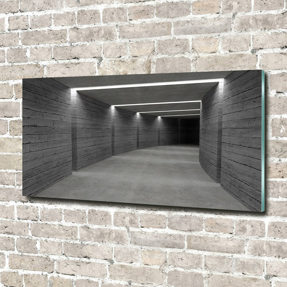 Acrylique tableau Tunnel en béton