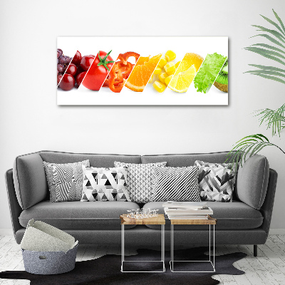 Tableau en acrylique Fruits et légumes