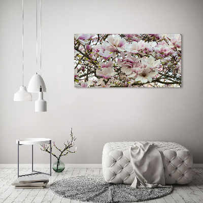 Tableau acrylique Fleurs de magnolia