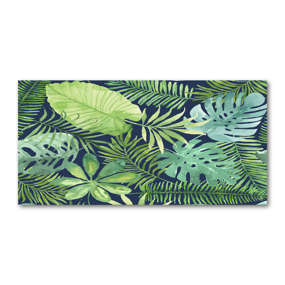 Tableau acrylique Feuillage tropical