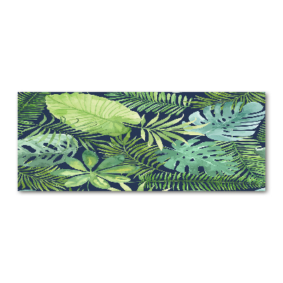 Tableau acrylique Feuillage tropical