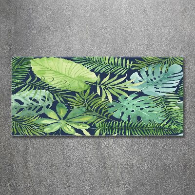 Tableau acrylique Feuillage tropical