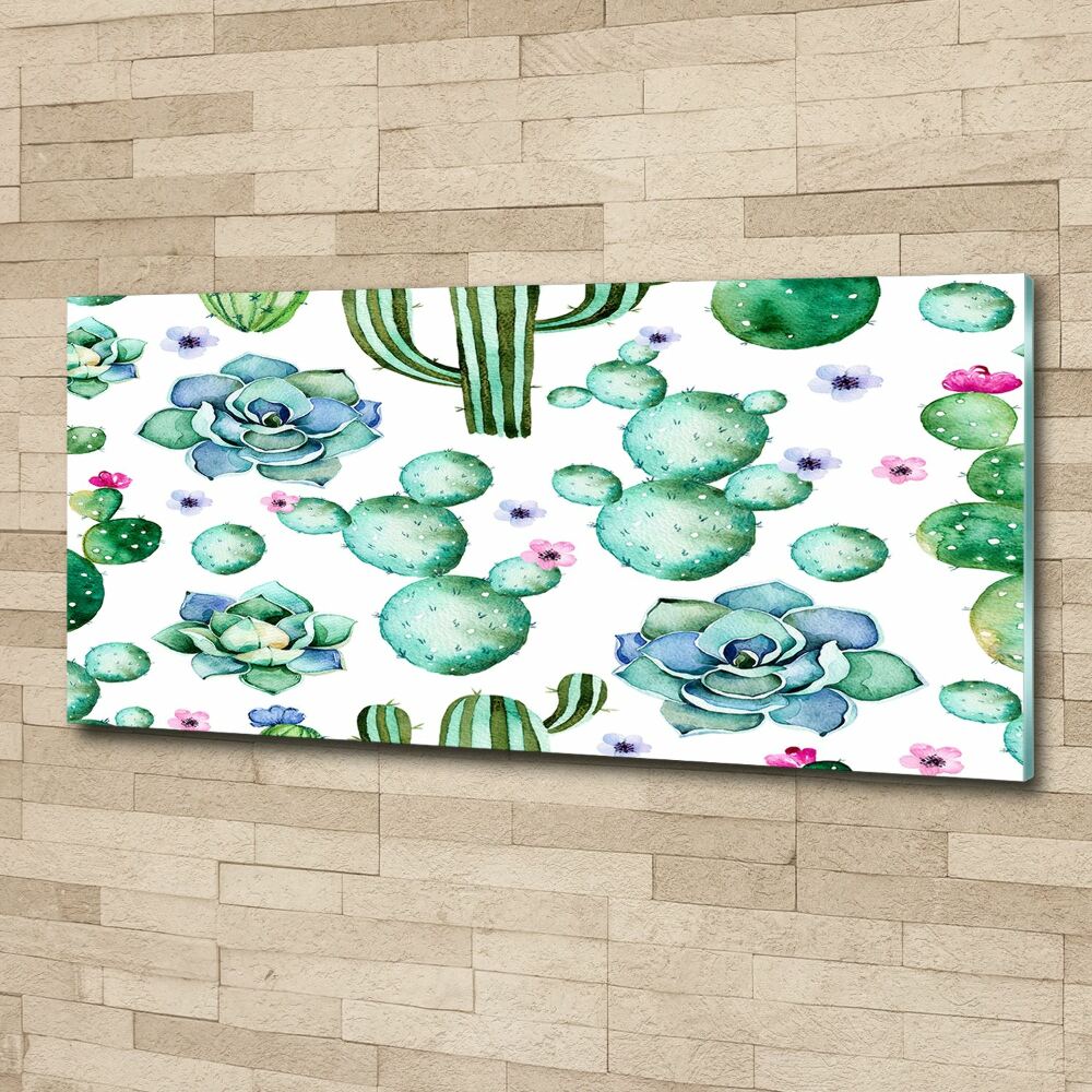 Acrylique tableau Cactus