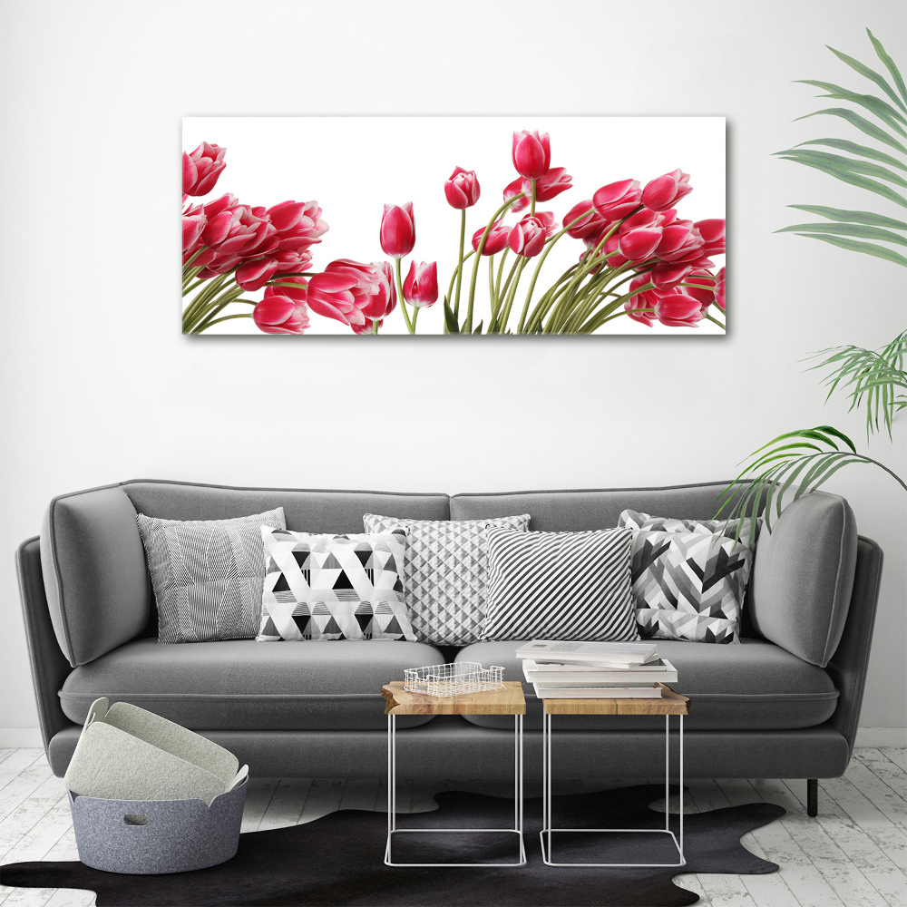 Acrylique tableau Tulipes rouges