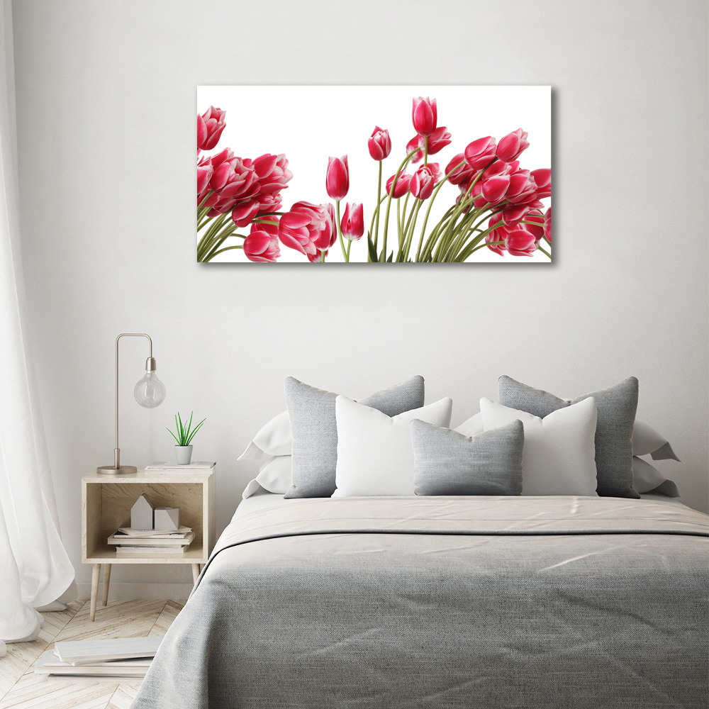 Acrylique tableau Tulipes rouges