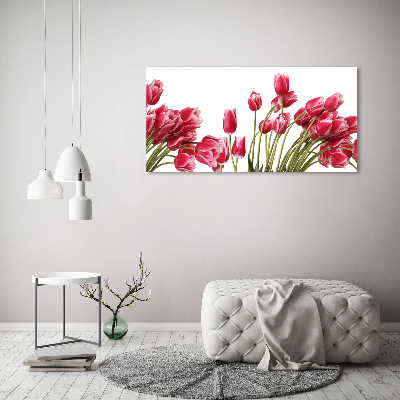 Acrylique tableau Tulipes rouges