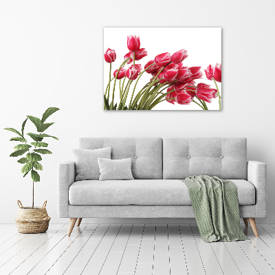 Acrylique tableau Tulipes rouges