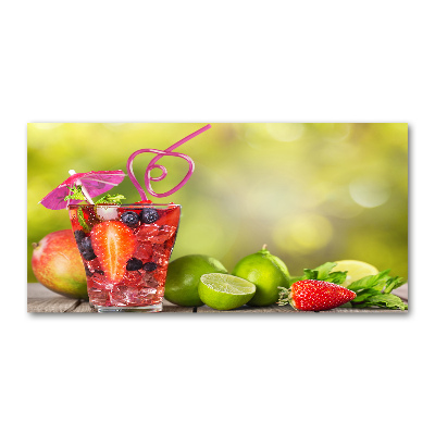 Tableau sur verre acrylique Cocktail de fruits