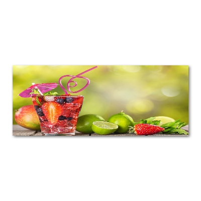 Tableau sur verre acrylique Cocktail de fruits