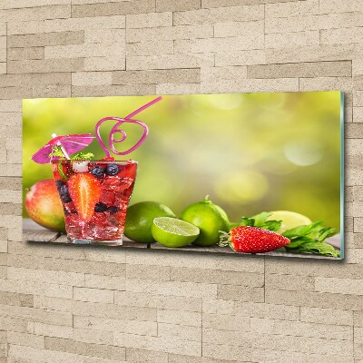 Tableau sur verre acrylique Cocktail de fruits