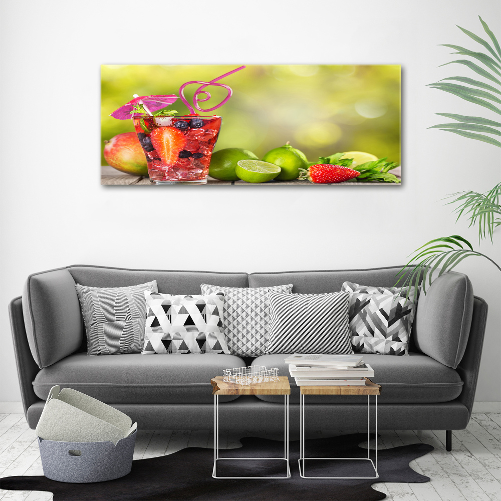 Tableau sur verre acrylique Cocktail de fruits