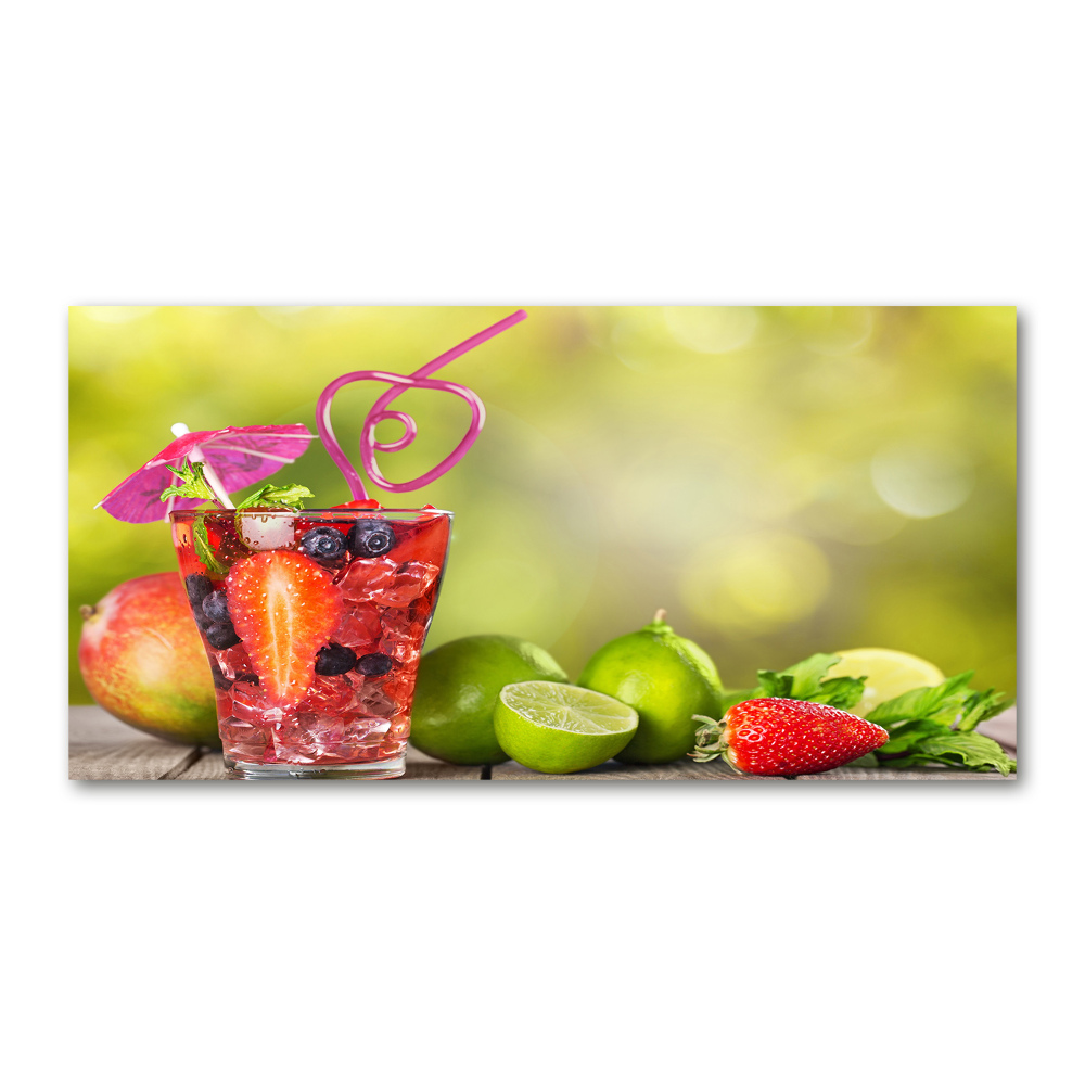 Tableau sur verre acrylique Cocktail de fruits