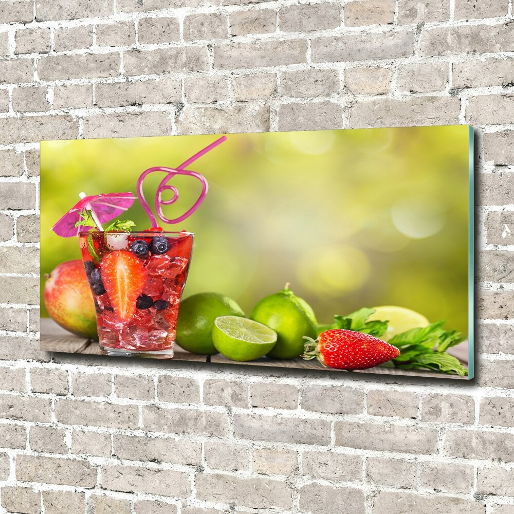 Tableau sur verre acrylique Cocktail de fruits