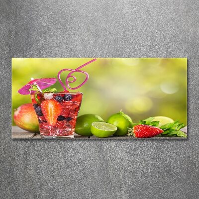 Tableau sur verre acrylique Cocktail de fruits