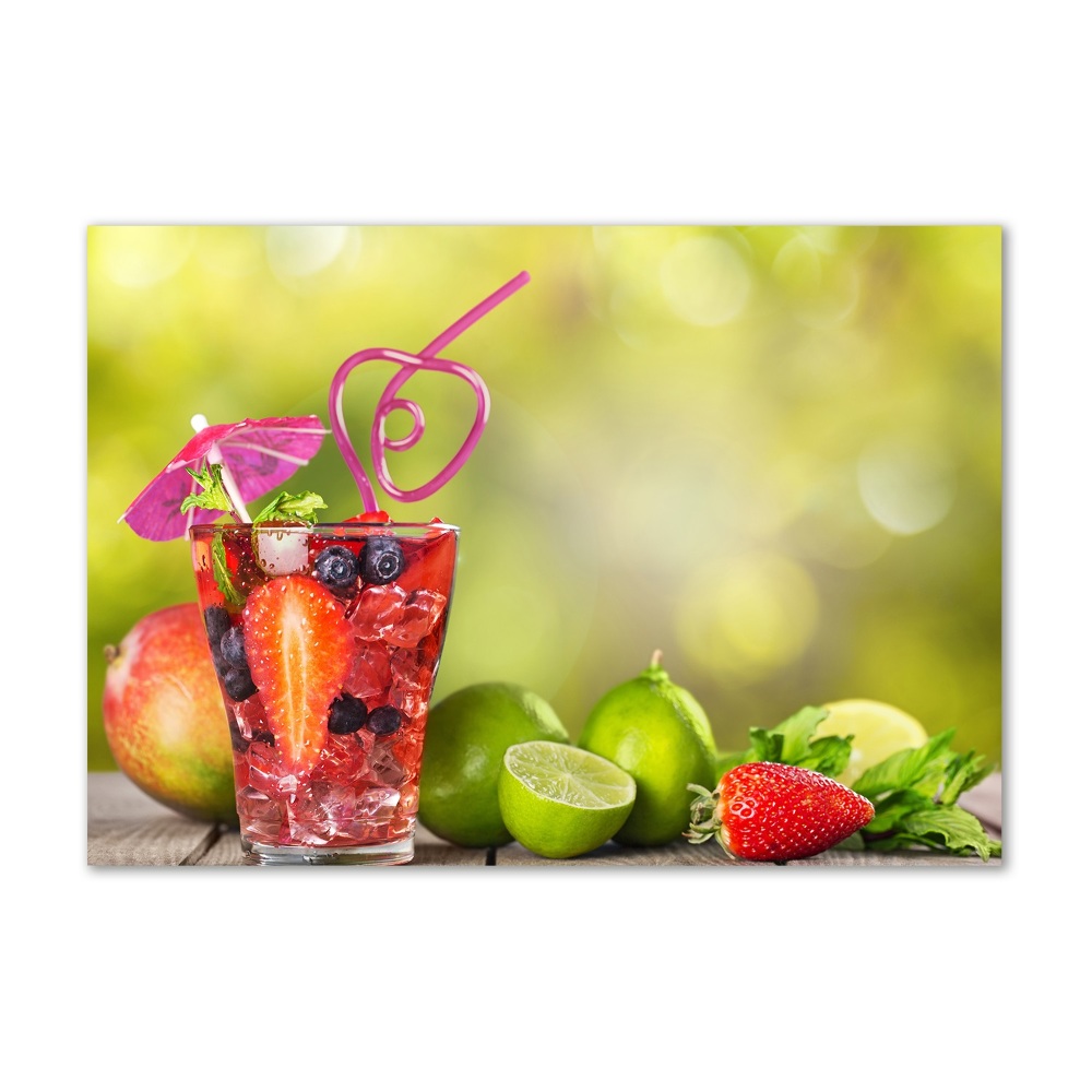 Tableau sur verre acrylique Cocktail de fruits