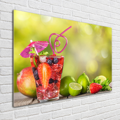 Tableau sur verre acrylique Cocktail de fruits