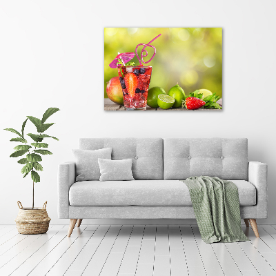 Tableau sur verre acrylique Cocktail de fruits