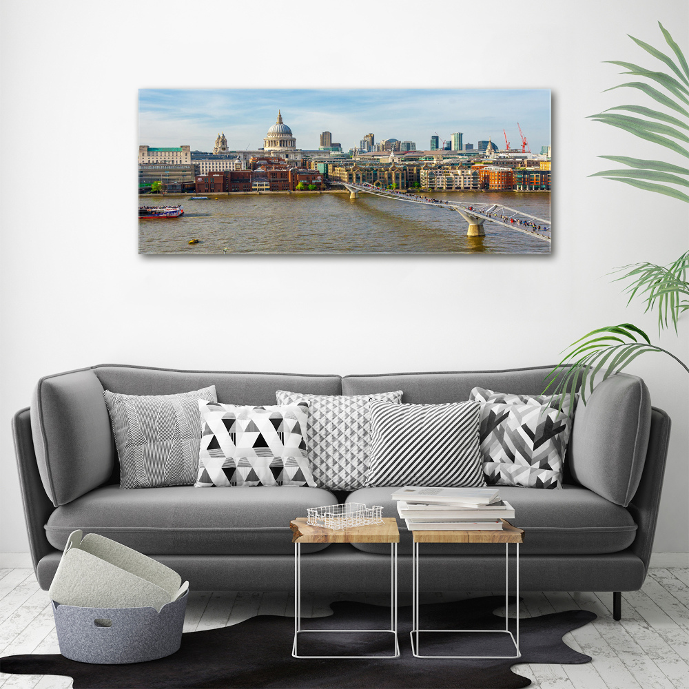 Acrylique tableau Thames Londres