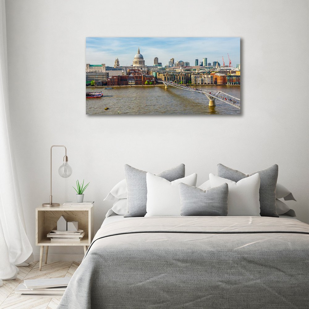 Acrylique tableau Thames Londres