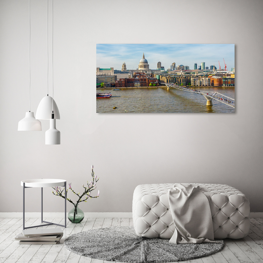 Acrylique tableau Thames Londres