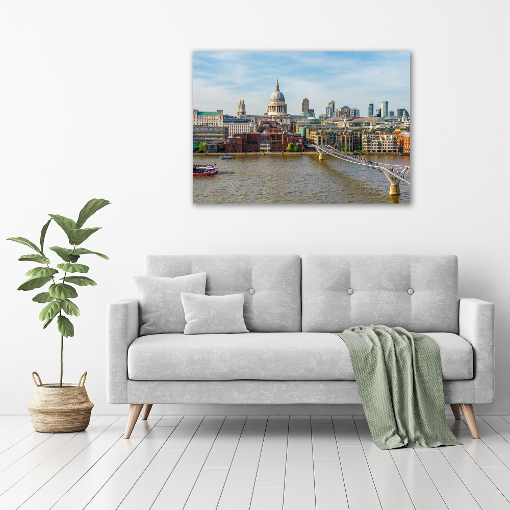 Acrylique tableau Thames Londres