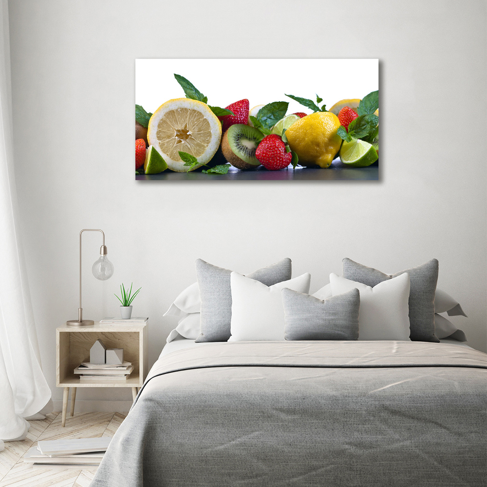 Tableau sur verre acrylique Légumes et fruits