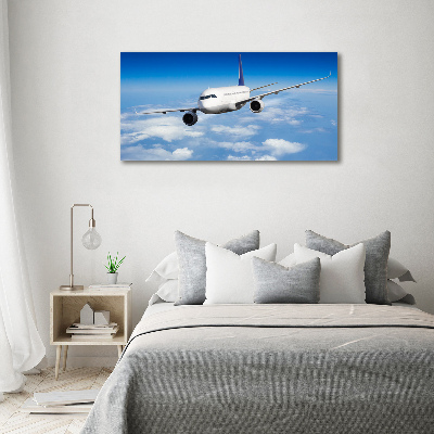 Tableau verre acrylique Avion dans les airs