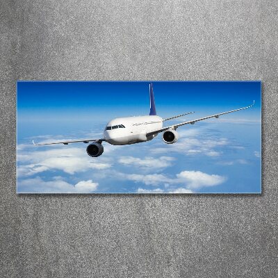 Tableau verre acrylique Avion dans les airs