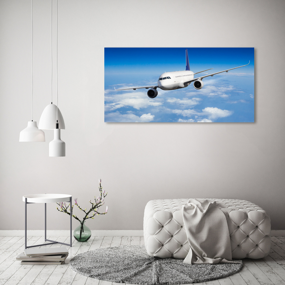 Tableau verre acrylique Avion dans les airs